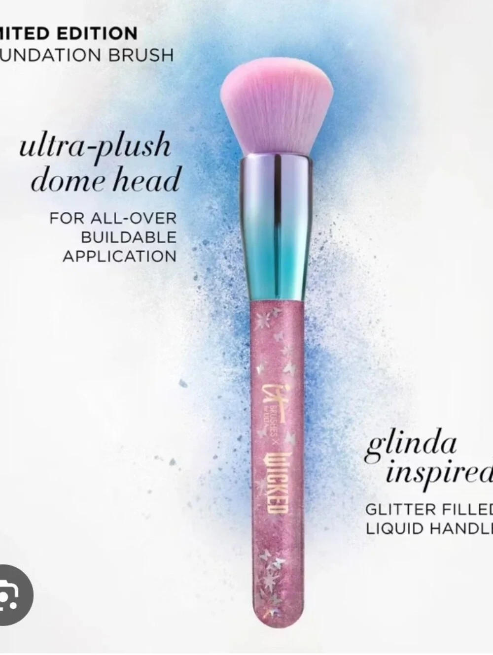 It Cosmetics X Wicked Limited Edition Glinda Foundation Brush